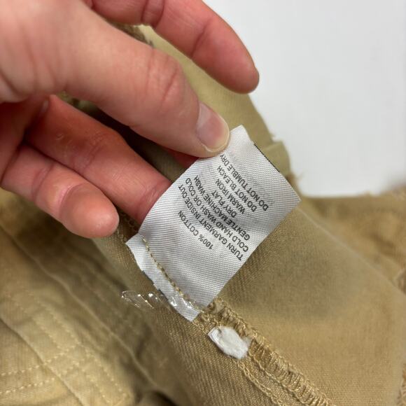 I.AM.GIA Skylar Skirt Raw Hem Pleated Tan Mini Skirt Women's Large Y2K - Picture 7 of 8